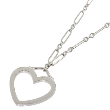 TIFFANY Sentimental Heart Necklace K18 White Gold Ladies  & Co.