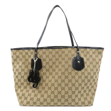 GUCCI 211975 GG Tote Bag Canvas Ladies