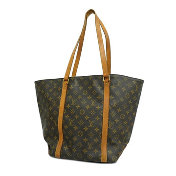 LOUIS VUITTON Tote Bag Monogram Sack Shopping M51108 Brown Ladies