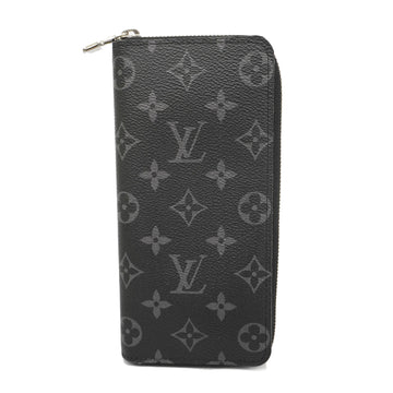 LOUIS VUITTONAuth  Monogram Eclipse Zippy Wallet Vertical M62295 Men's