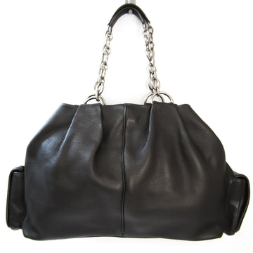 Bvlgari Serpenti 29358 Women's Leather Handbag Dark Brown
