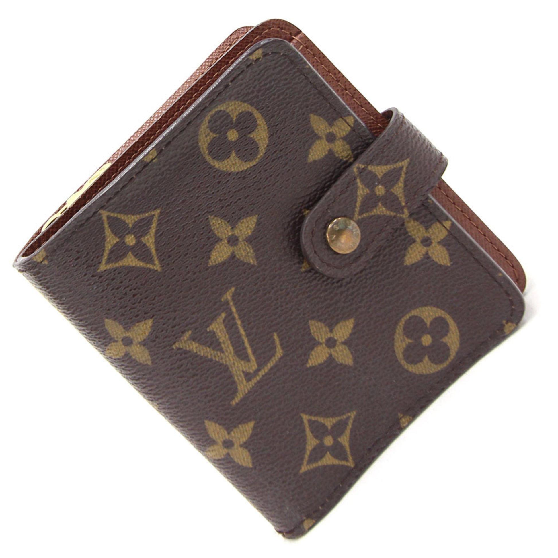 Auth Louis Vuitton Monogram Compact Zip M61667 Women's Monogram