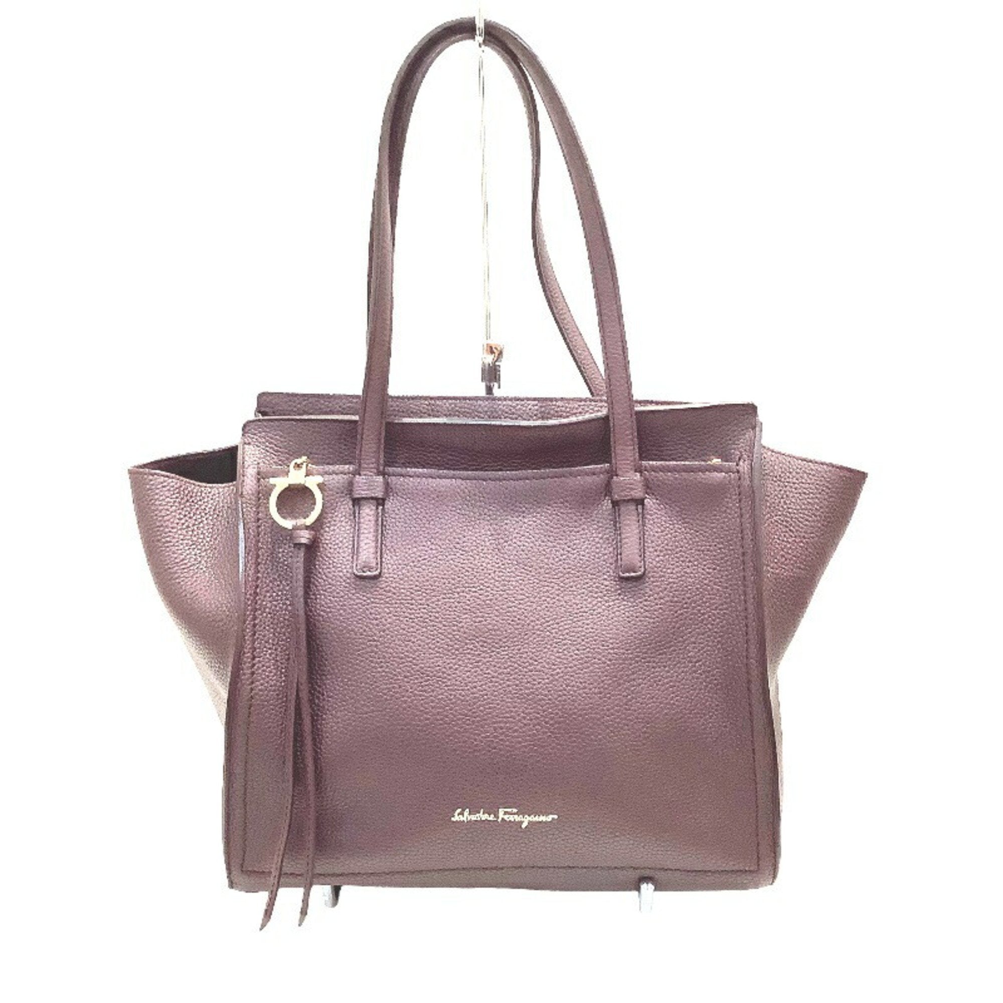 SALVATORE FERRAGAMO Amy tote bag EE21 F216 wine red shoulder