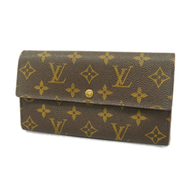 LOUIS VUITTONAuth  Monogram Porto Mone Credit M61725 Unisex LongWallet [bi-fold]