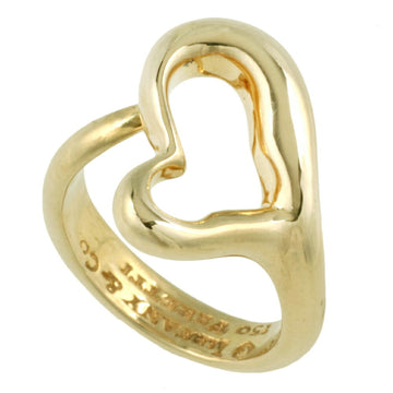 TIFFANY & Co. Open Heart Ring K18YG No. 5