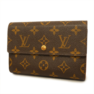 LOUIS VUITTONAuth  Monogram Porto Tresor Etuy Papier M61202 Women,Men,Wallet