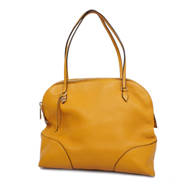 GUCCIAuth  Tote Bag 323673 Women's Leather Shoulder Bag Beige
