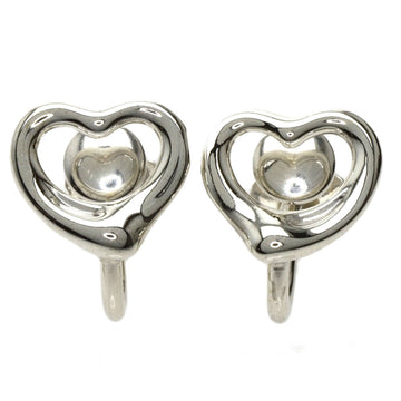 TIFFANY open heart earrings silver ladies &Co.