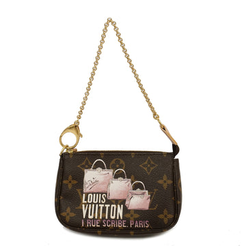 LOUIS VUITTONAuth  Monogram Mini Pochette Accessoires M60245 Women's Pouch