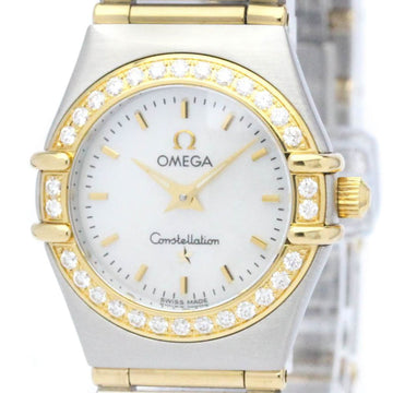 OMEGAPolished  Constellation Diamond MOP Dial Quartz Watch 1267.70 BF563366