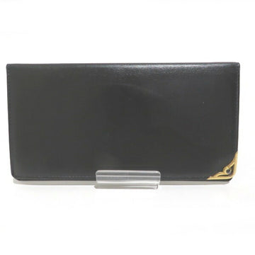 CARTIER sapphire line folio long wallet unisex