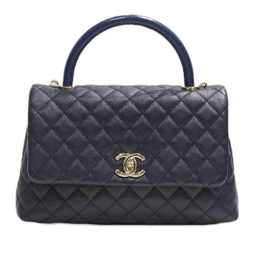 CHANEL Handbag Navy SG Hardware Caviar Skin Ladies Men's