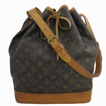 LOUIS VUITTON Shoulder Bag Monogram Noe Brown Canvas Women's M42224