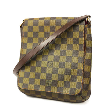 LOUIS VUITTON Shoulder Bag Damier Musette Salsa Long N51300 Brown Ladies