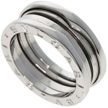 BVLGARI B-zero1 3 Band S #52 Ring K18 White Gold Women's