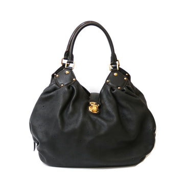 LOUIS VUITTON Shoulder Bag Mahina L M95765 Black Noir Women's Leather