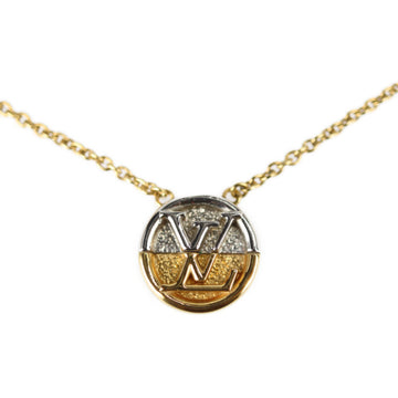 LOUIS VUITTON Collier L TO V Necklace M69643 Metal Gold Silver