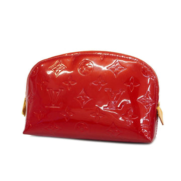 LOUIS VUITTON Pouch Vernis Pochette Cosmetic M91496 Pomme d'Amour Women's