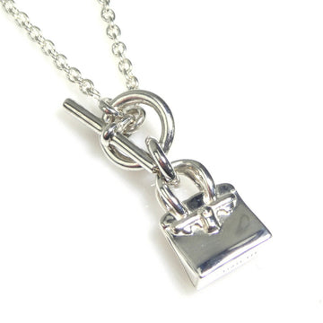HERMES Necklace Amulet Birkin Silver 925 Unisex