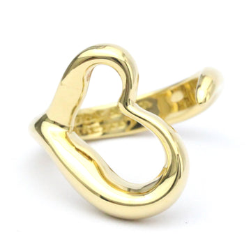 TIFFANY Open Heart Yellow Gold [18K] Fashion No Stone Band Ring Gold