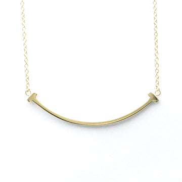 TIFFANY Smile Yellow Gold [18K] No Stone Men,Women Fashion Pendant Necklace [Yellow Gold]