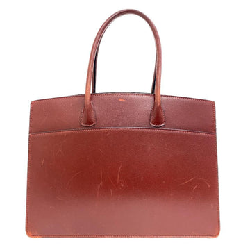 HERMES White Bath PM Rouge Ash Handbag Bordeaux Ladies Z0005104