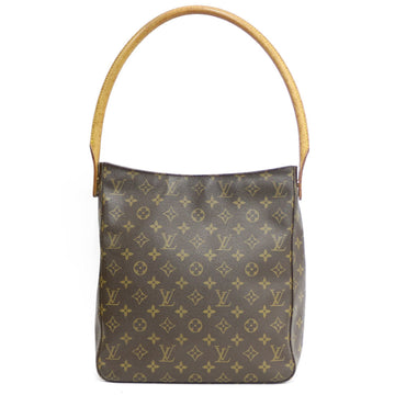 LOUIS VUITTON Shoulder Bag Monogram Looping GM M51145 Brown Women's Men's Canvas