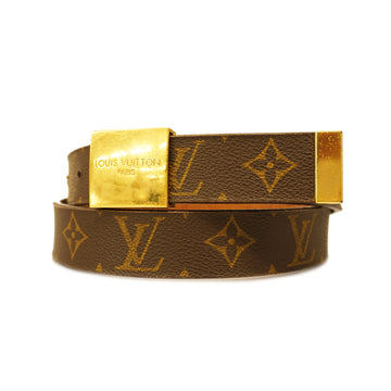 LOUIS VUITTONAuth  Monogram Sun Tulle Carre M6800W Men's Belt