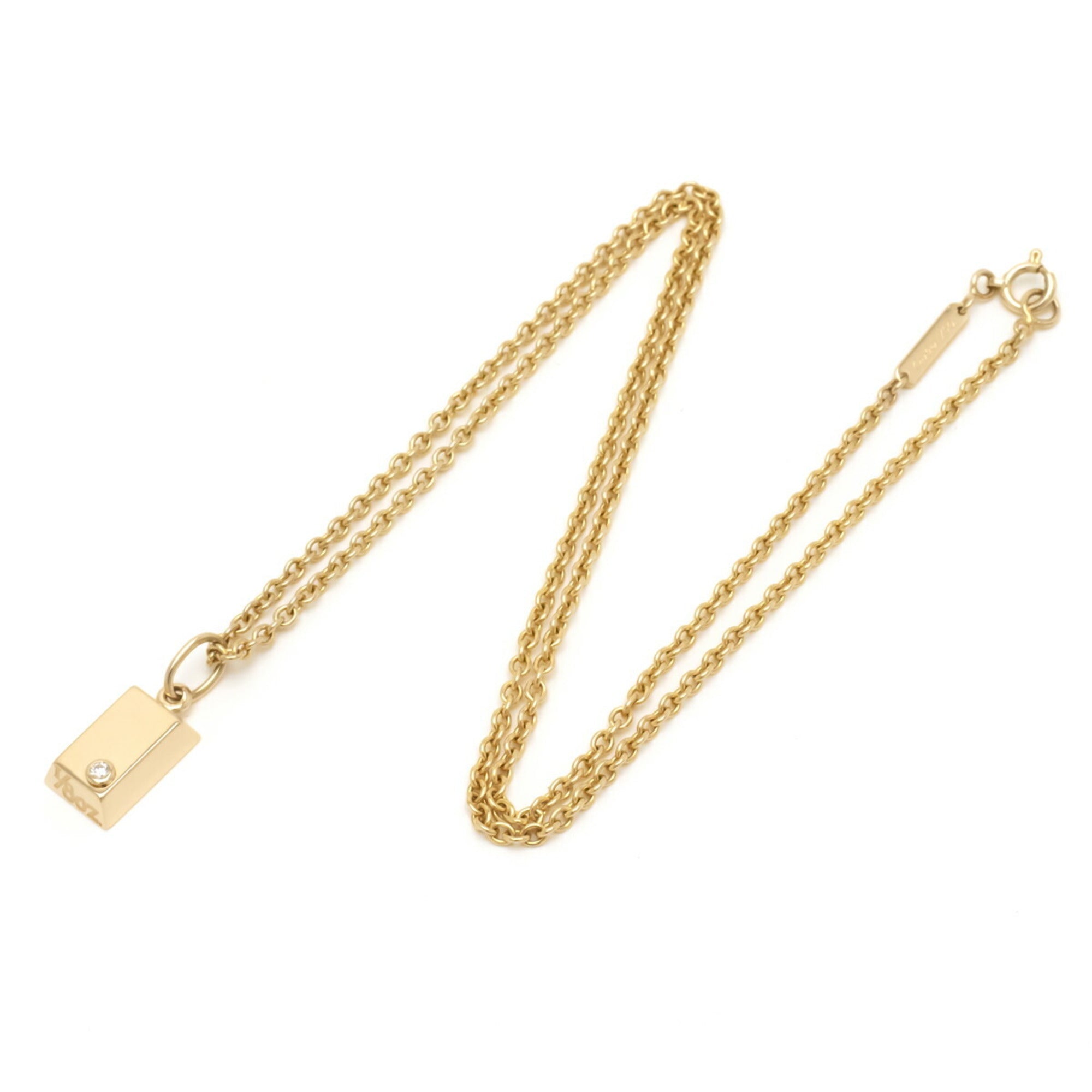 Cartier gold sale bar pendant