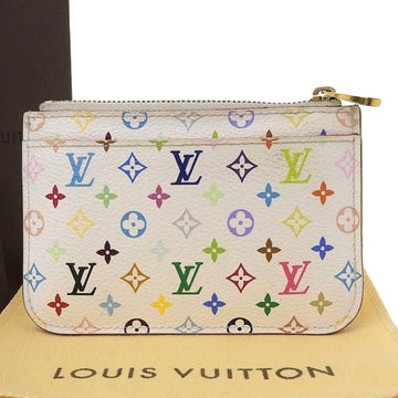 LOUIS VUITTON Multicolor Pochette Cle Coin Purse Case Bron M93734