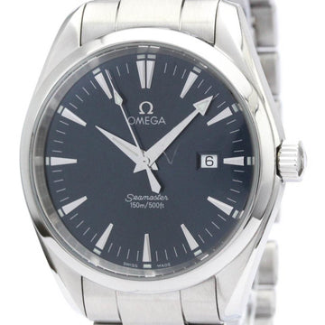 OMEGAPolished  Seamaster Aqua Terra Steel Quartz Mens Watch 2517.80 BF548175