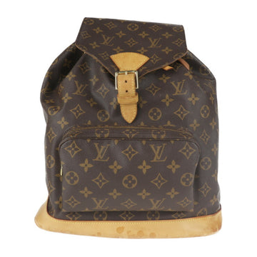 LOUIS VUITTON Montsuri GM Monogram Backpack Daypack M51135 Canvas Brown