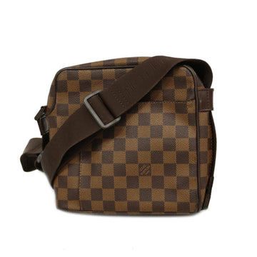 LOUIS VUITTON Shoulder Bag Damier Olaf PM N41442 Ebene Men's