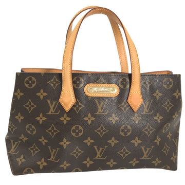 LOUIS VUITTON Handbag Wilshire PM Tote M45643 Monogram Canvas Brown Women's