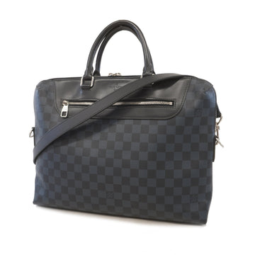 Louis Vuitton Damier Cobalt Porte De Cumanjour PDJ NM N41589 Men's Briefcase