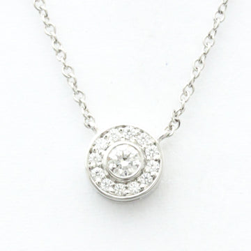 TIFFANY Circlet Mini Diamond Necklace Platinum Diamond Women,Men Pendant Necklace