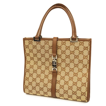 GUCCI Handbag GG Canvas Jackie 01715 Brown Ladies