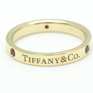 TIFFANY Flat Band Ring Yellow Gold [18K] Fashion Ruby Band Ring Gold