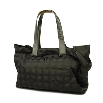 CHANELAuth  New Travel Line Tote Bag Women's Nylon Tote Bag Black