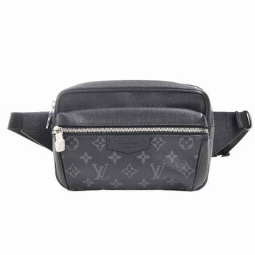 Louis Vuitton Thaigarama bum bag outdoor waist belt black PVC leather