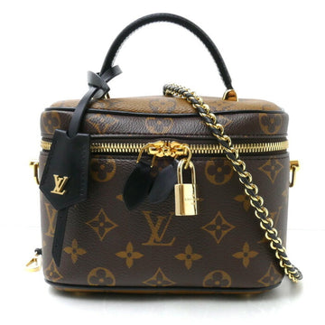 LOUIS VUITTON Vanity NV PM 2Way Shoulder Bag Monogram Reverse Brown M45165 IC Chip Ladies