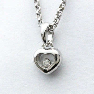 CHOPARD Happy Diamonds Heart 79/4854 White Gold [18K] Diamond Men,Women Fashion Pendant Necklace [Silver]