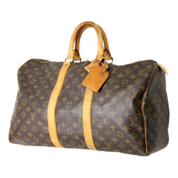 LOUIS VUITTON / Louis Vuitton Keepall 45 Boston Bag Monogram Brown M41428 VI881