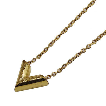 LOUIS VUITTON Necklace Women's Essential V Gold M61083