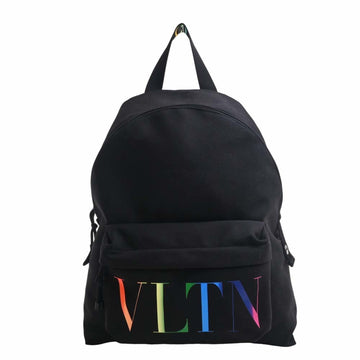 VALENTINO Nylon Rainbow Backpack Rucksack VY2B0993KBP Black Women's