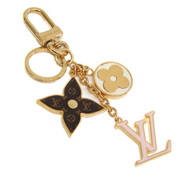 LOUIS VUITTON Porto Cle Spring Street M69008 Keyring [Cream,Gold,Monogram,Pink]