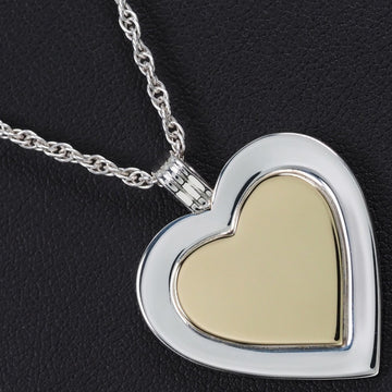 TIFFANY Heart Combi Vintage Silver 925 x K18YG Women's Necklace