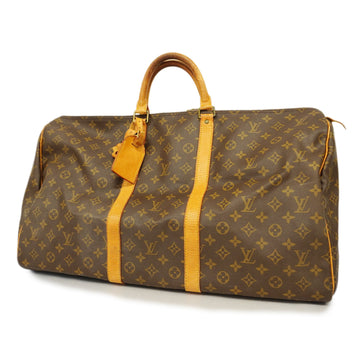 LOUIS VUITTONAuth  Monogram Keepol 55 M41424 Boston Bag