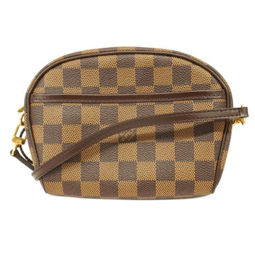 LOUIS VUITTON Shoulder Bag Damier Pochette Ipanema N51296 Brown Women's