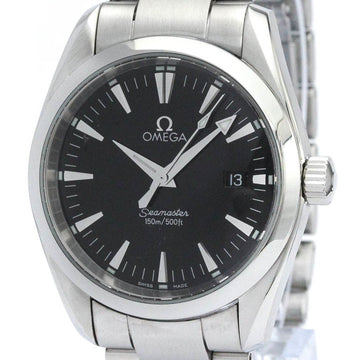 OMEGAPolished  Seamaster Aqua Terra Steel Quartz Mens Watch 2518.50